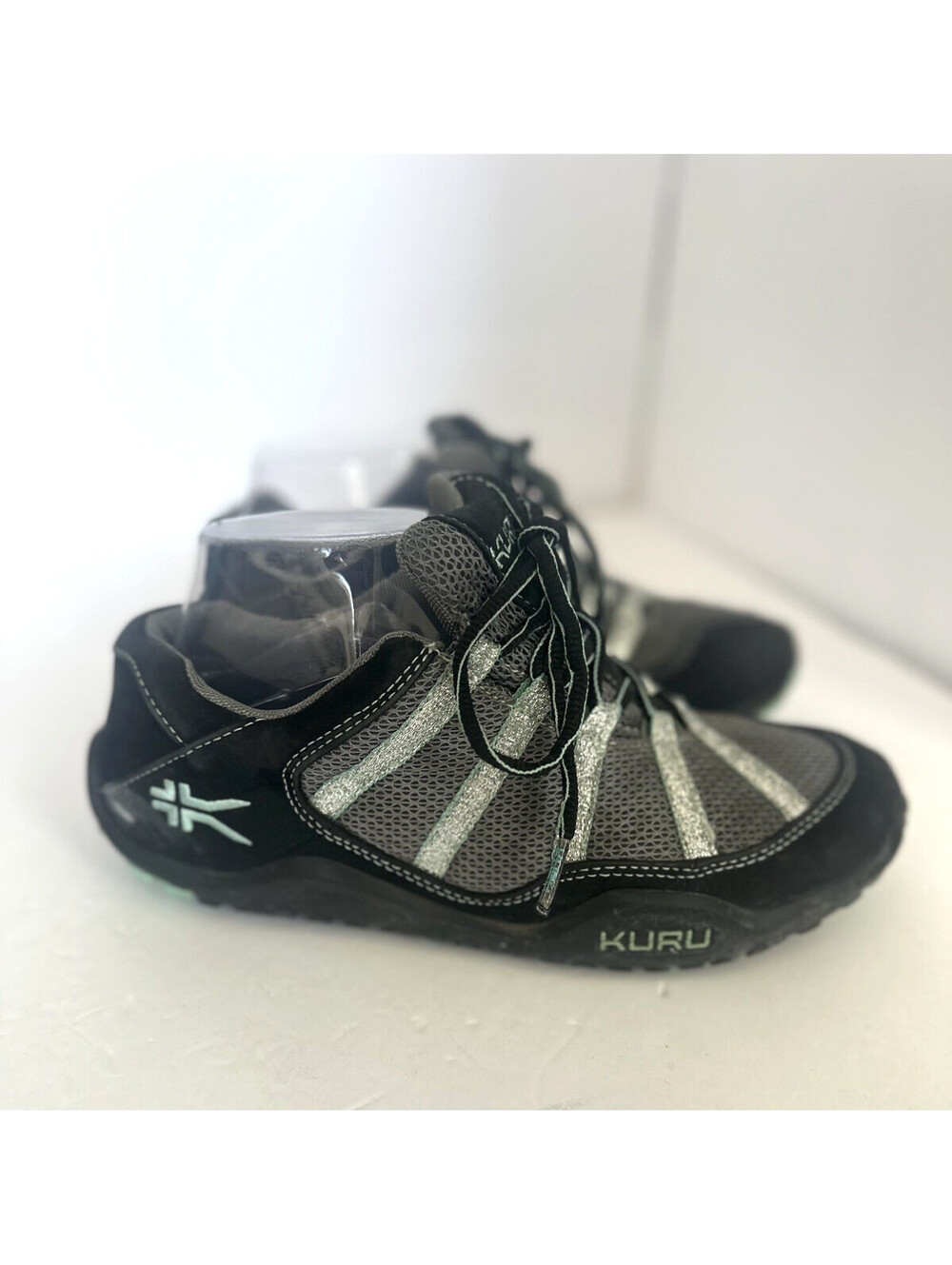 Kuru Chicane Shoes Women's 7 Black Delirium Aqua Mesh Leather Lace Up Hiking